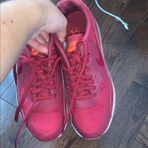 Burgundy pink Nike air max